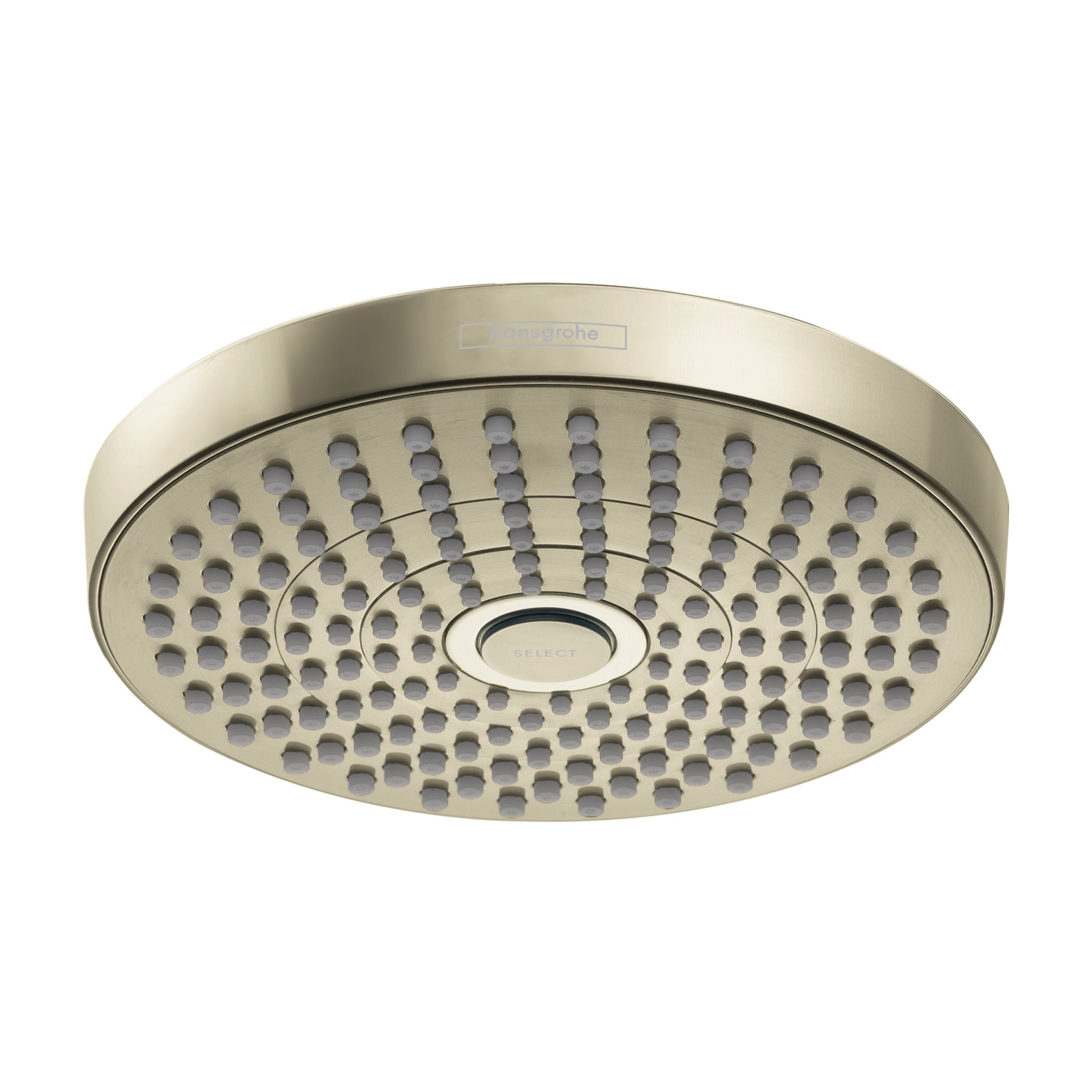 HANSGROHE 04825830 Croma Select S Showerhead 180 2-Jet, 2.5 GPM - Polished Nickel