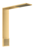 AXOR 12593251 ShowerComposition 1-Jet Showerhead 110/220 and Shoulder Shower, 2.5 GPM - Brushed Gold Optic