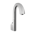 TOTO TEL163-D20EM#CP Gooseneck Wall-Mount Ecopower 0.35 Gpm Electronic Touchless Sensor Bathroom Faucet With Mixing Valve - Polished Chrome