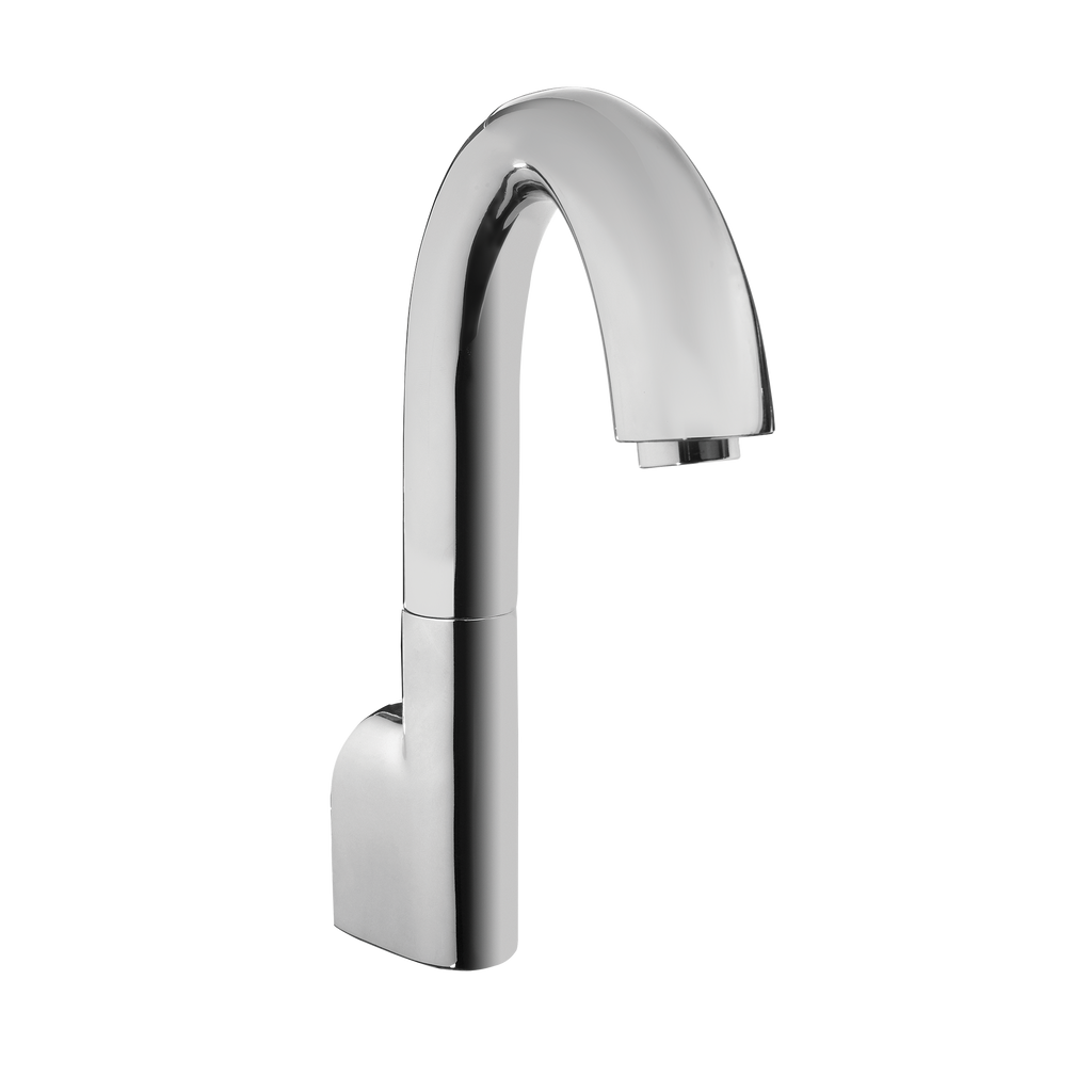 TOTO TEL163-D20ET#CP Gooseneck Wall-Mount Ecopower 0.35 Gpm Electronic Touchless Sensor Bathroom Faucet With Thermostatic Mixing Valve - Polished Chrome