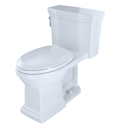 TOTO MS814224CEFRG#01 Promenade Ii One-Piece Elongated 1.28 Gpf Universal Height Toilet With Cefiontect And Right-Hand Trip Lever - Cotton White