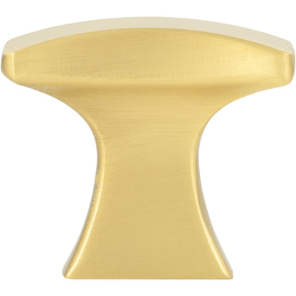 JEFFREY ALEXANDER 767BG Philip 1-1/4" Length Rectangle Knob - Brushed Gold