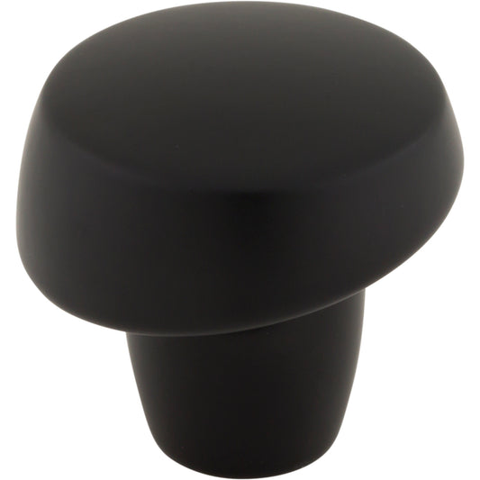 TOP KNOBS TK3131BLK Florham 1 1/4" Diameter Round Knob - Flat Black