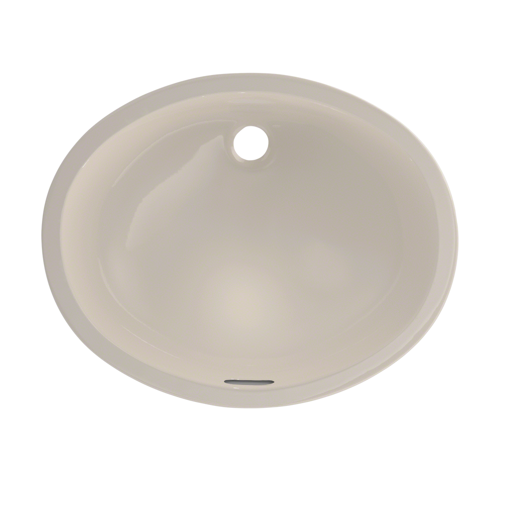 TOTO LT597G#12 Dantesca Oval Undermount Bathroom Sink With Cefiontect - Sedona Beige