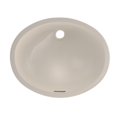 TOTO LT597G#12 Dantesca Oval Undermount Bathroom Sink With Cefiontect - Sedona Beige