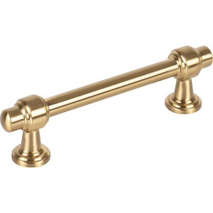 ATLAS 430-WB Bronte 3 3/4" Center to Center Bar Pull - Warm Brass