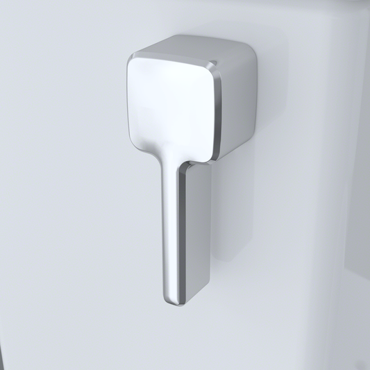 TOTO THU416#CP Trip Lever Handle (W/Spud And Mounting Nut - Polished Chrome