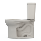 TOTO CST775CSFG#12 Drake Two-Piece Round 1.6 Gpf Universal Height Tornado Flush Toilet With Cefiontect - Sedona Beige