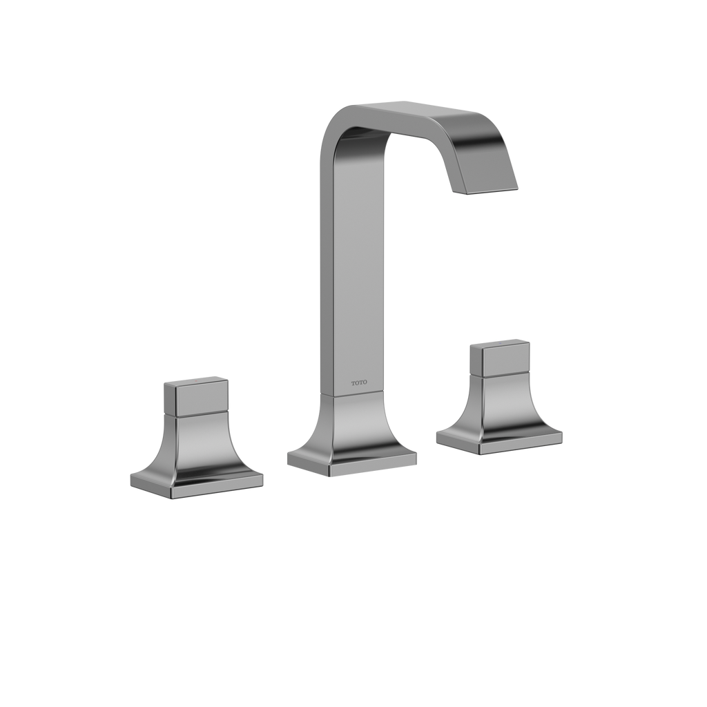 TOTO TLG08201U#CP Gc 1.2 Gpm Two Handle Widespread Bathroom Sink Faucet - Polished Chrome