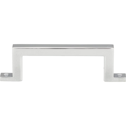 ATLAS 384-CH Campaign 3" Center to Center Bar Pull - Polished Chrome