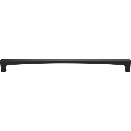 TOP KNOBS TK1019BLK Riverside 18" Center to Center Appliance Pull - Flat Black