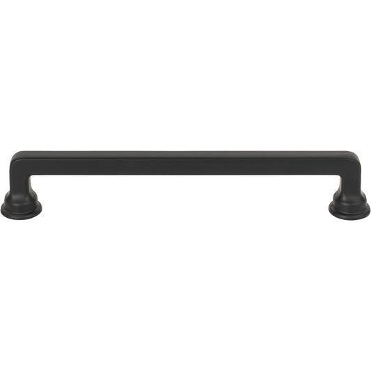 ATLAS A104-BL Oskar 6 5/16" Center to Center Bar Pull - Matte Black