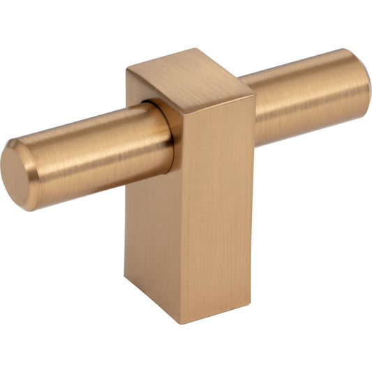 JEFFREY ALEXANDER 478T-SBZ Larkin 1 2-3/8" Length Bar Knob - Satin Bronze