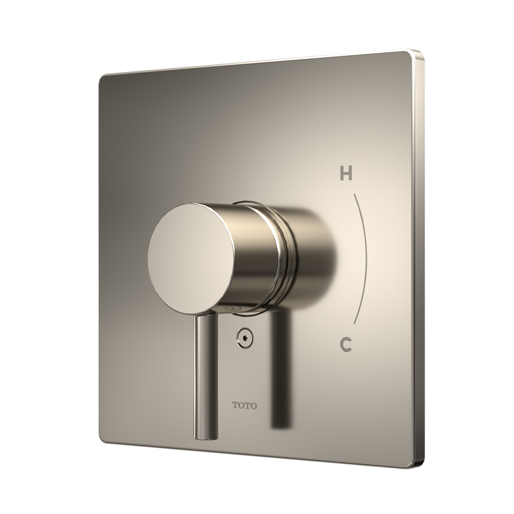 TOTO TBV02801U#PN Square Pressure Balance Valve Shower Trim - Polished Nickel