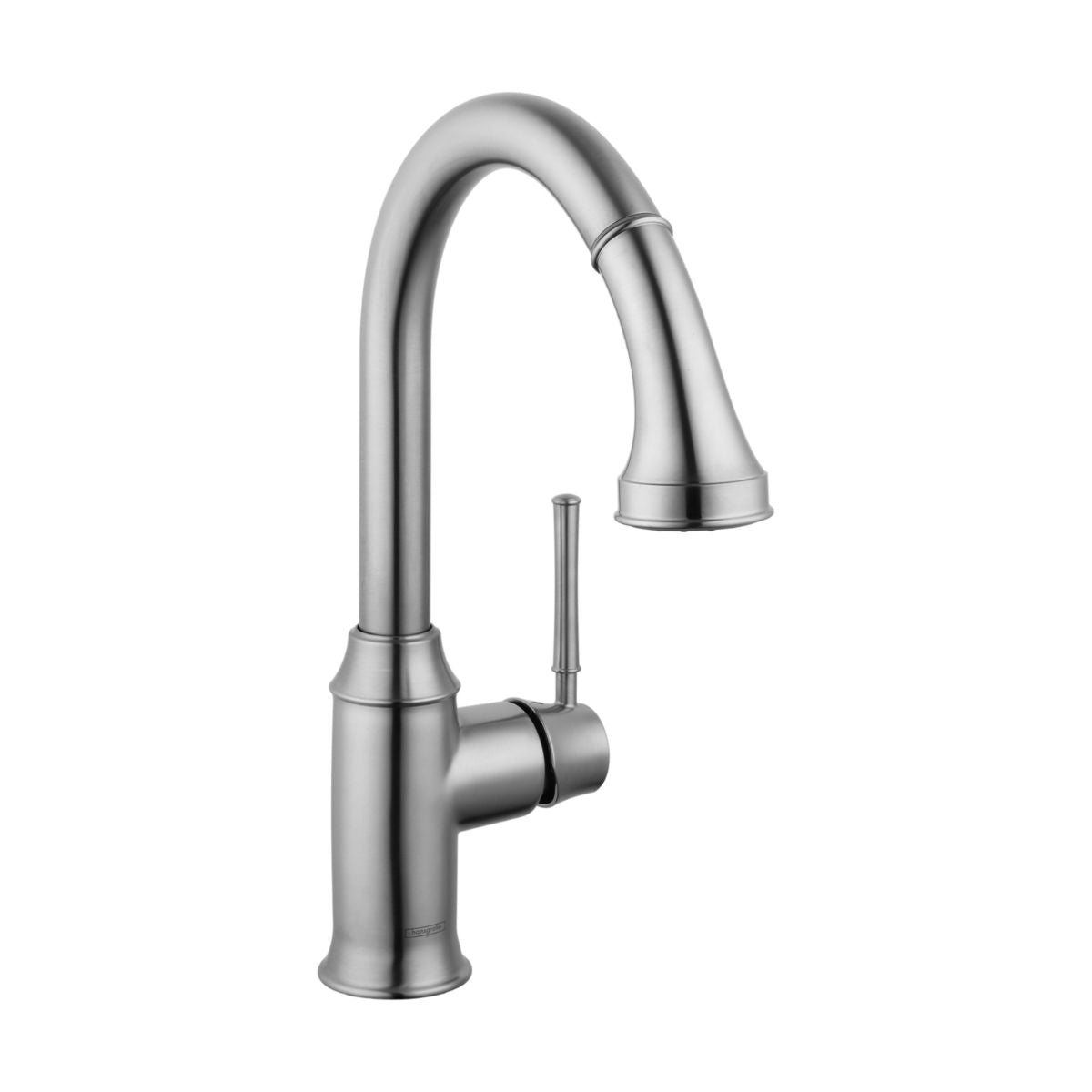 HANSGROHE 04215800 Talis C HighArc Kitchen Faucet, 2-Spray Pull-Down, 1.75 GPM - Stainless Steel Optic