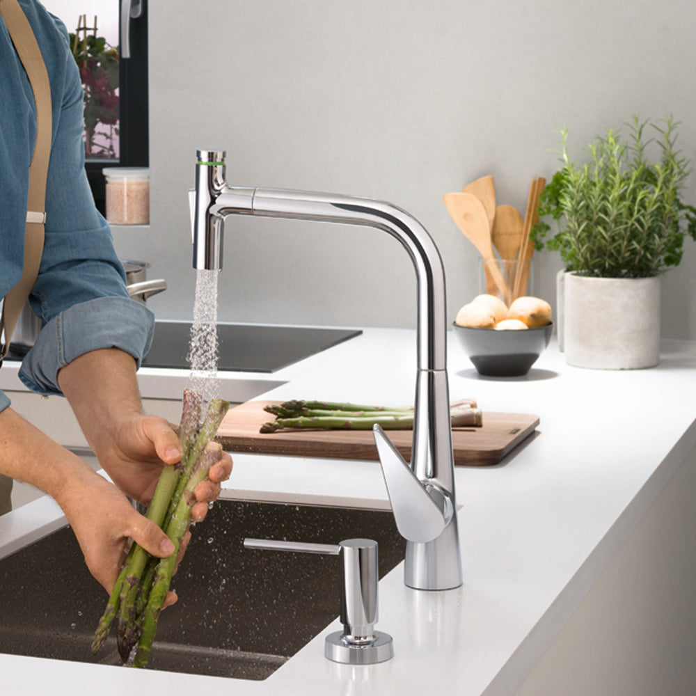 HANSGROHE 72823001 Talis Select S HighArc Kitchen Faucet, 2-Spray Pull-Out, 1.75 GPM - Chrome