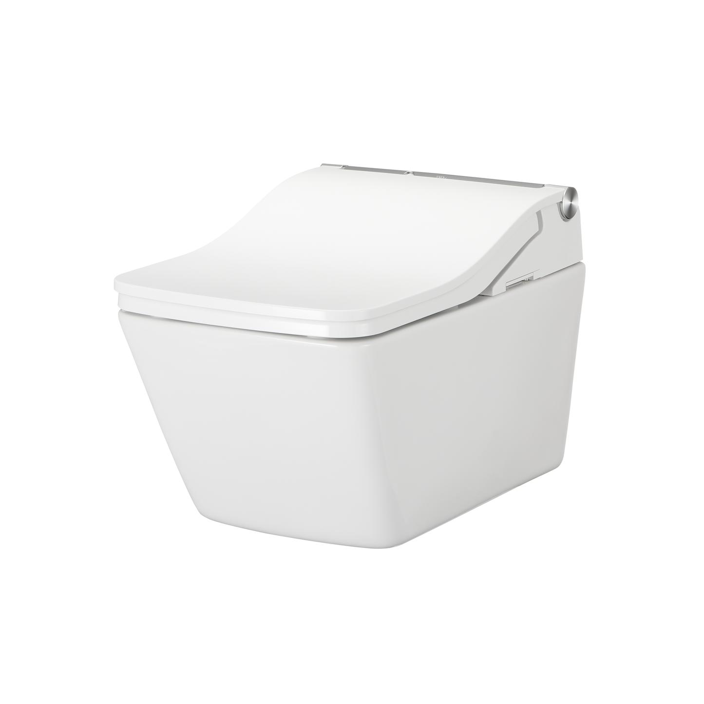 TOTO CWT4494549CMFGA#MS WASHLET+ SP Wall-Hung Square-Shape Toilet with SW Bidet Seat and DuoFit In-Wall 1.28 and 0.9 GPF Dual-Flush Tank System , Cotton White