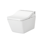 TOTO CWT4494549CMFGA#MS Washlet+ Sp Wall-Hung Square-Shape Toilet With Sw Bidet Seat And Duofit In-Wall 1.28 And 0.9 Gpf Dual-Flush Tank System - Cotton White
