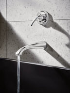 MOEN WT371 Glyde Wall Mount Tub Filler Trim - Chrome