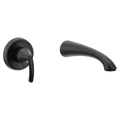MOEN WT371BL Glyde Wall Mount Tub Filler Trim - Matte Black