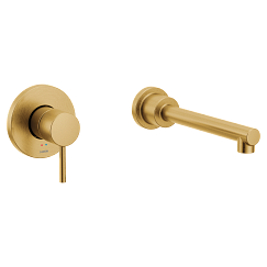 MOEN WT391BG Align Wall Mount Tub Filler Trim - Brushed Gold