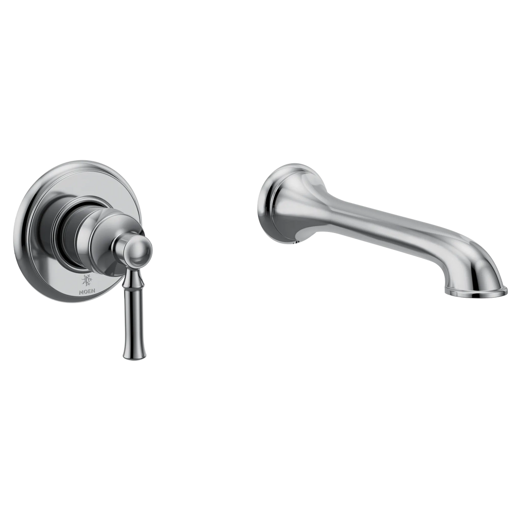 MOEN WT681 Dartmoor Wall Mount Tub Filler Trim - Chrome