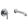 MOEN WT681 Dartmoor Wall Mount Tub Filler Trim - Chrome