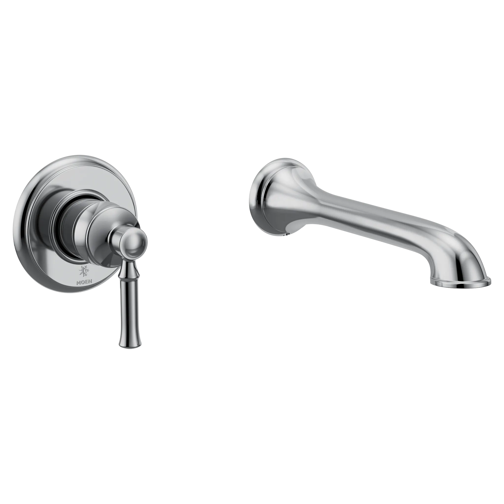 MOEN WT681 Dartmoor Wall Mount Tub Filler Trim - Chrome