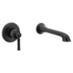 MOEN WT681BL Dartmoor Wall Mount Tub Filler Trim - Matte Black