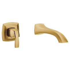 MOEN WT691BG Voss Wall Mount Tub Filler Trim - Brushed Gold