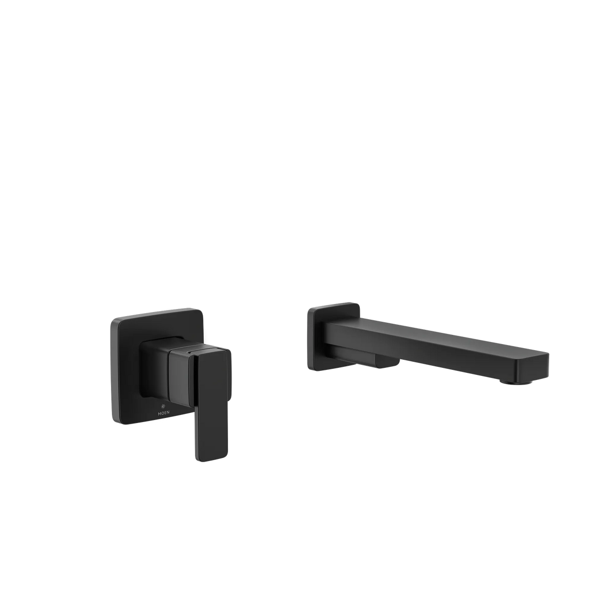 MOEN WT694BL Iver Wall Mount Tub Filler Trim - Matte Black
