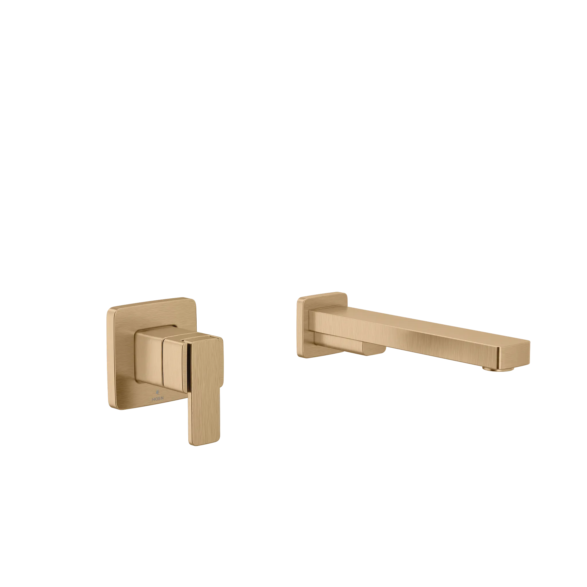 MOEN WT694BZG Iver Wall Mount Tub Filler Trim - Bronzed Gold