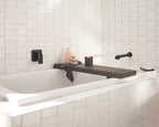 MOEN WT901BL Genta Lx Wall Mount Tub Filler Trim - Matte Black