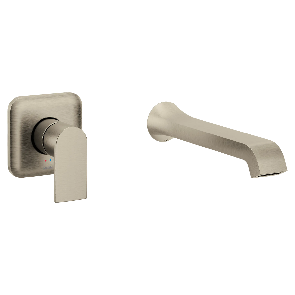 MOEN WT901BN Genta Lx Wall Mount Tub Filler Trim - Brushed Nickel