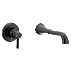 MOEN WT9021BL Belfield Wall Mount Tub Filler Trim - Matte Black