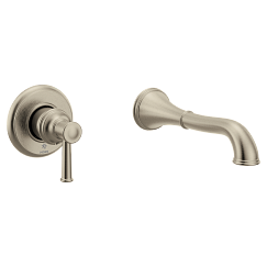 MOEN WT9021BN Belfield Wall Mount Tub Filler Trim - Brushed Nickel