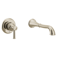MOEN WT9021NL Belfield Wall Mount Tub Filler Trim - Polished Nickel
