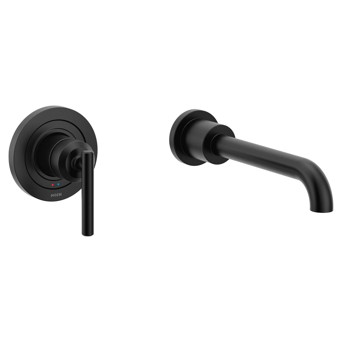 MOEN WT961BL Gibson Wall Mount Tub Filler Trim - Matte Black