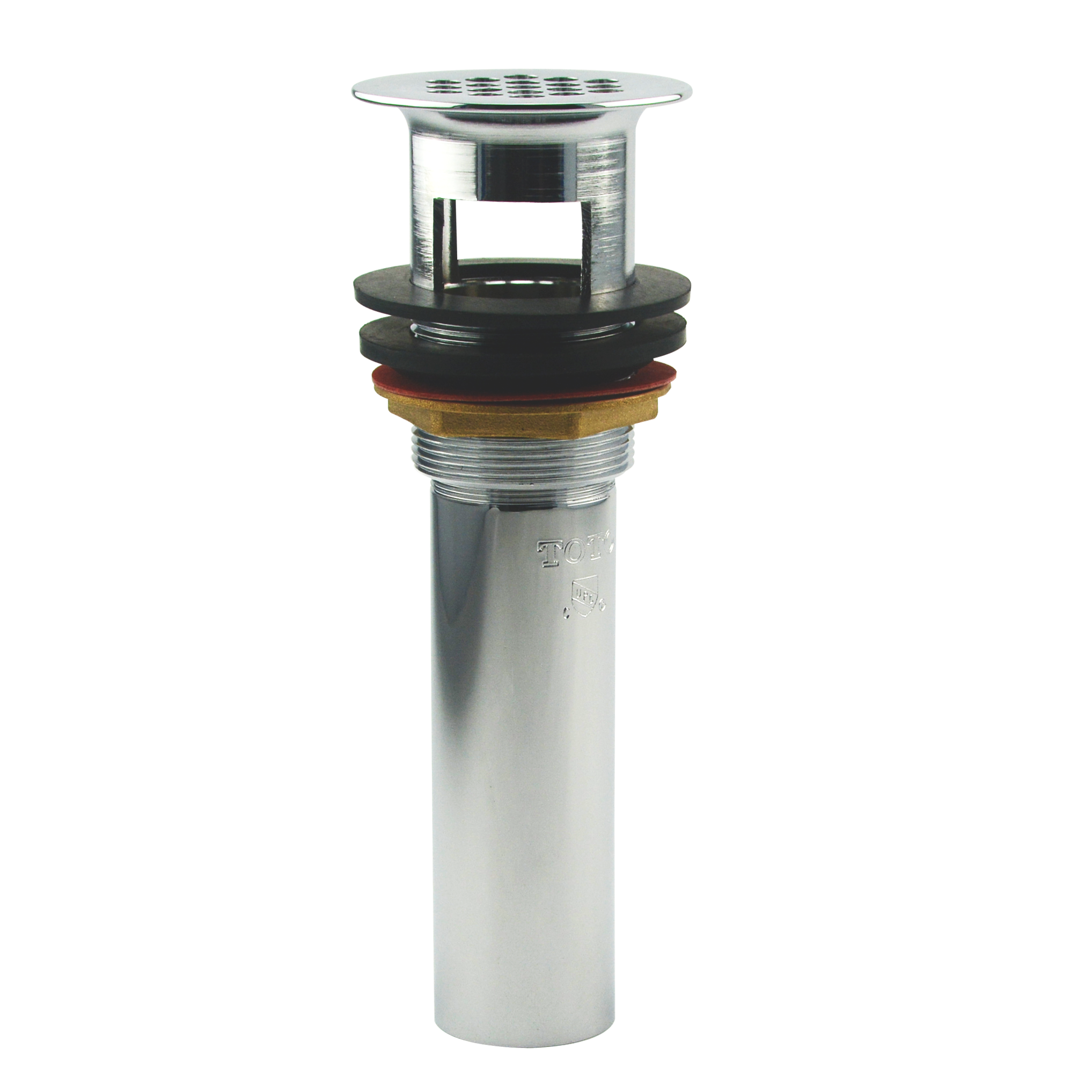 TOTO THP5067#CP Grid Drain With 1-1/2 Inch Opening And 4 Inch Tailpiece - Polished Chrome