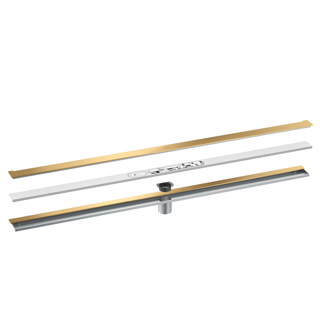 AXOR 42529251 Drains Wall Installation 47 1/4" - Brushed Gold Optic