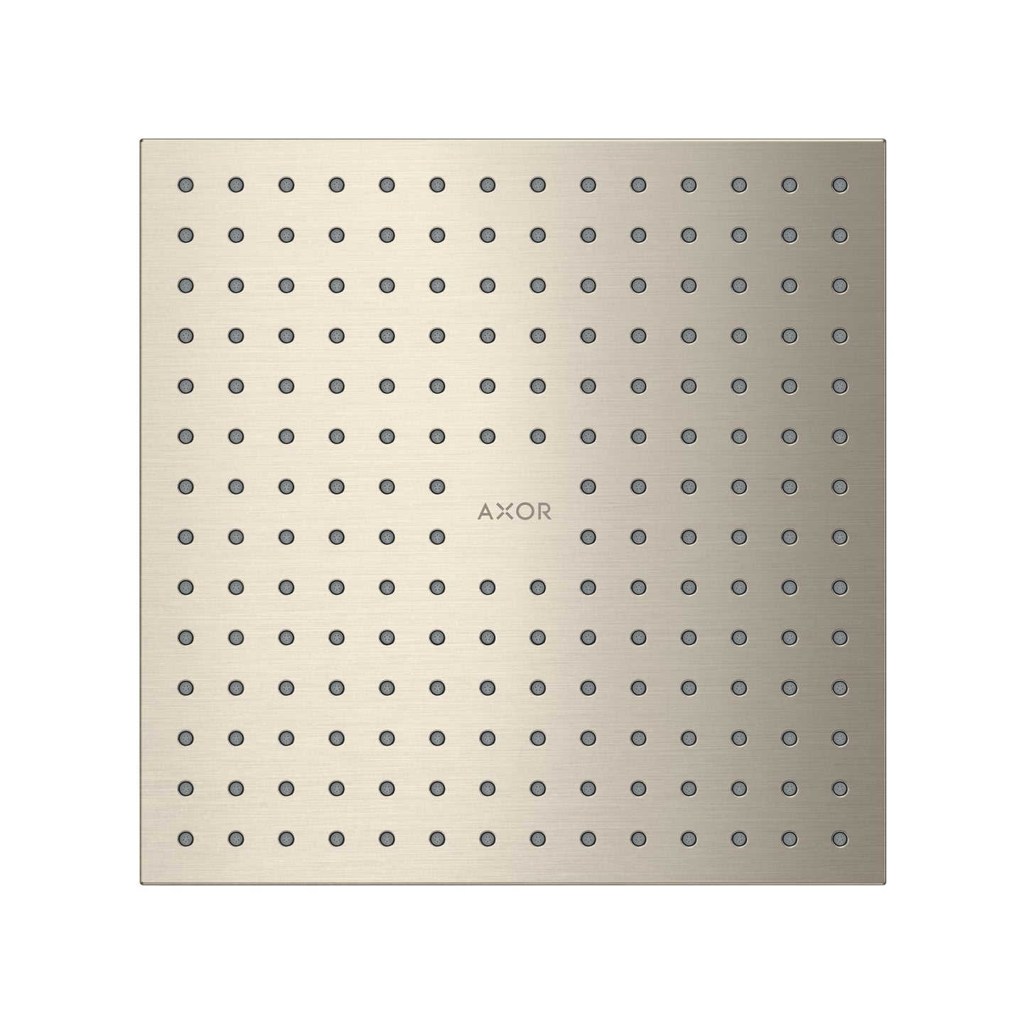 AXOR 35315821 ShowerSolutions Showerhead 250 Square 2-Jet, 1.75 GPM - Brushed Nickel