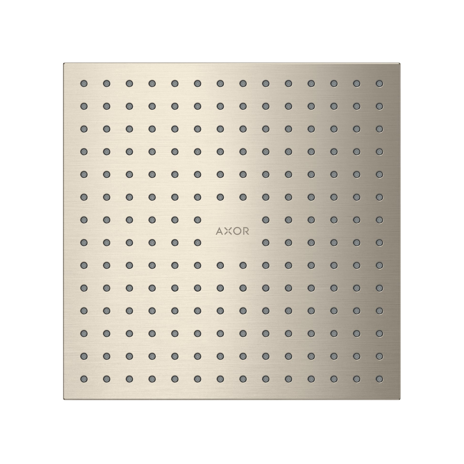 AXOR 35315821 ShowerSolutions Showerhead 250 Square 2-Jet, 1.75 GPM - Brushed Nickel