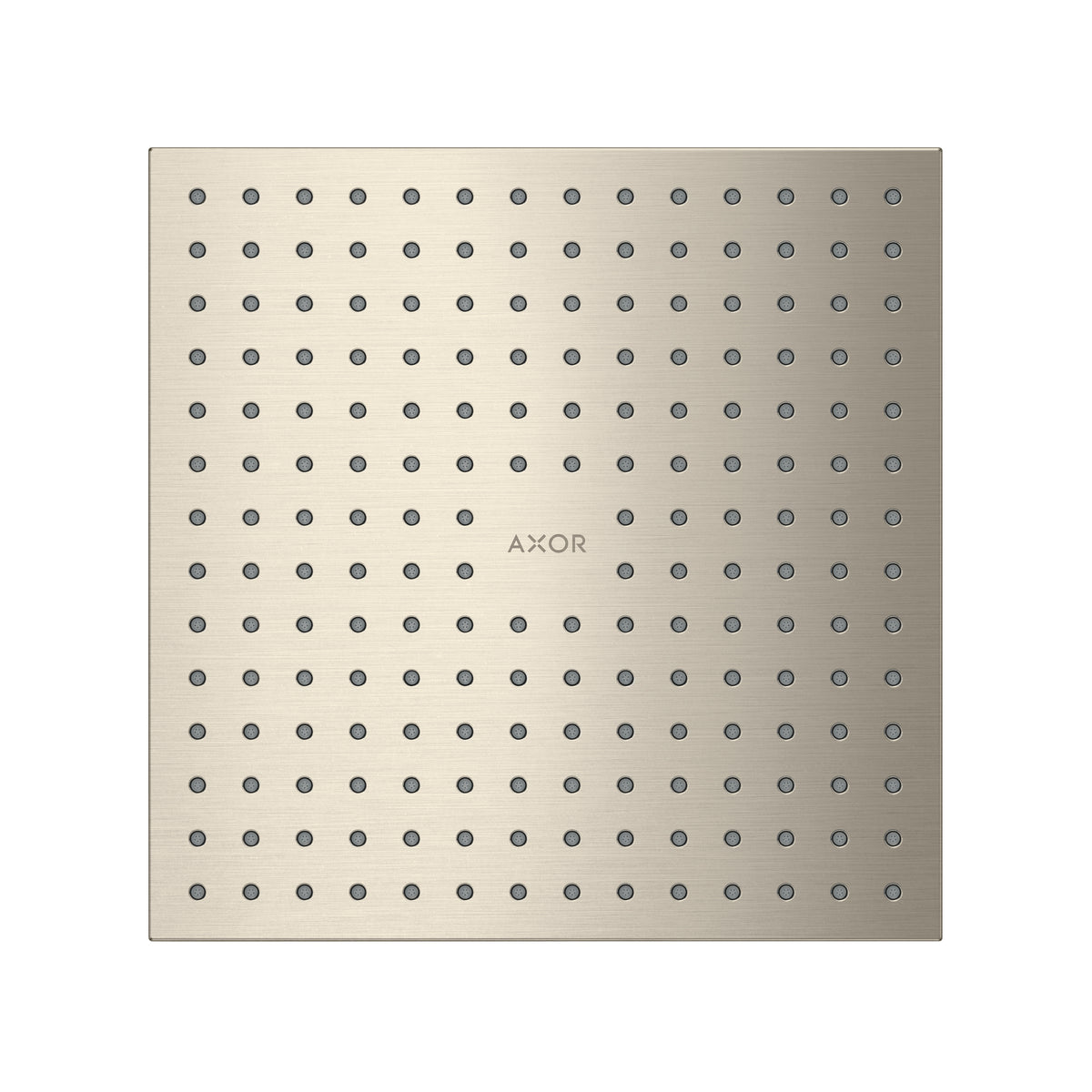 AXOR 35315821 ShowerSolutions Showerhead 250 Square 2-Jet, 1.75 GPM - Brushed Nickel