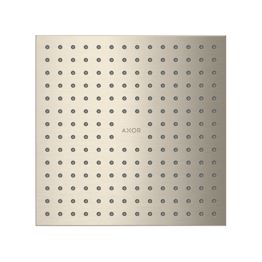 AXOR 35313821 ShowerSolutions Showerhead 250 Square 2-Jet, 2.5 GPM - Brushed Nickel