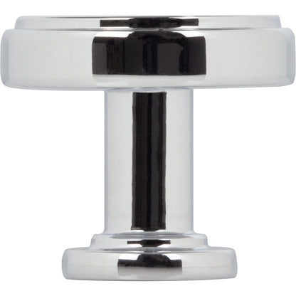 JEFFREY ALEXANDER 171PC Richard 1-1/4" Diameter Round Knob - Polished Chrome