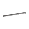 HANSGROHE 56123801 RainDrain Match Boardwalk Trim Boardwalk 39 3/8" with Height Adjustable Frame - Brushed Stainless Steel