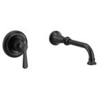 MOEN WTS44501BL Colinet Wall Mount Tub Filler Trim - Matte Black