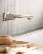 MOEN WTS911BN 90 Degree Wall Mount Tub Filler Trim - Brushed Nickel