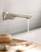 MOEN WTS911BN 90 Degree Wall Mount Tub Filler Trim - Brushed Nickel
