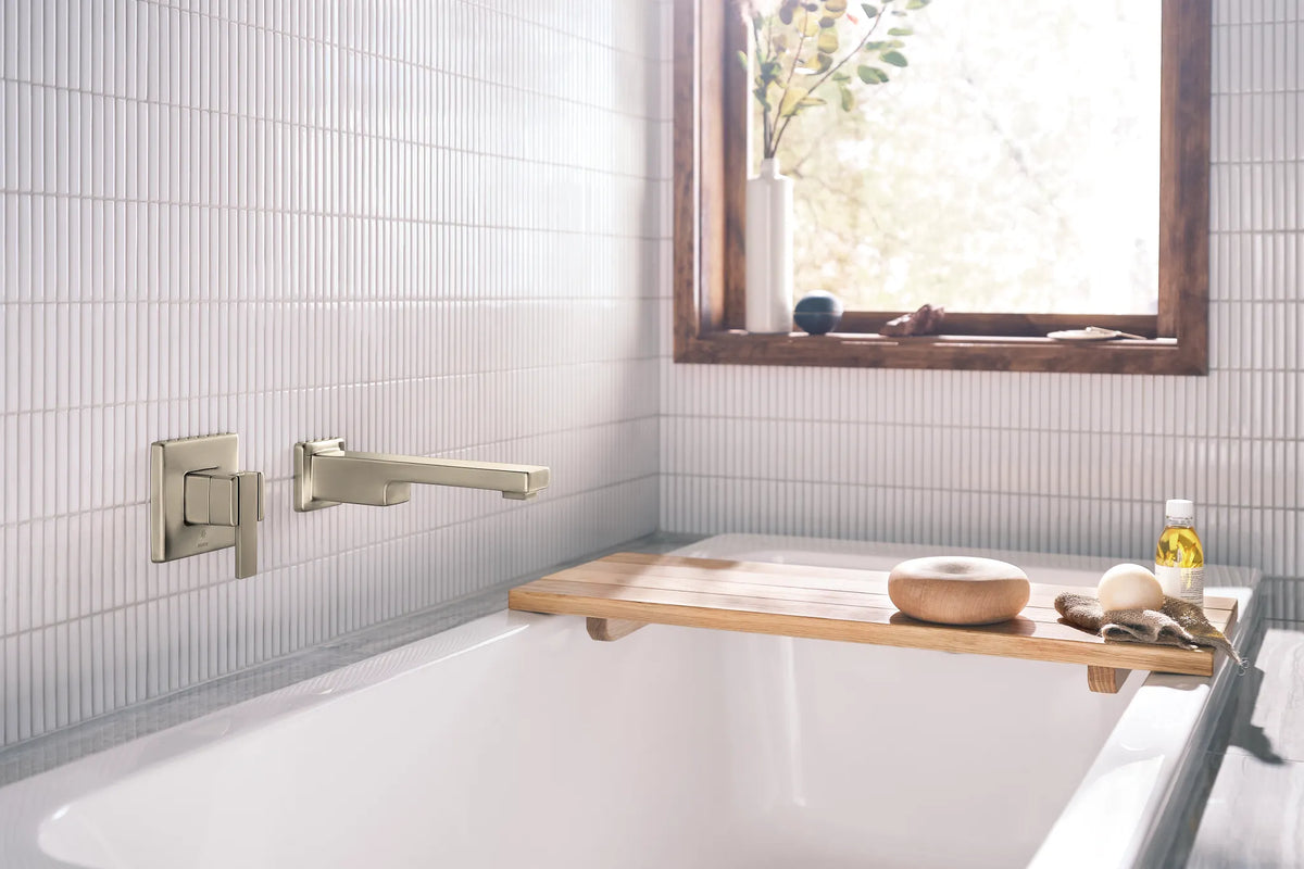 MOEN WTS911BN 90 Degree Wall Mount Tub Filler Trim - Brushed Nickel